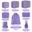 BAGAIL 8 Teilige Packwürfel, Kleidertaschen, Packing Cubes, Verpackungswürfel, Packtaschen Set für Urlaub und Reisen, Kofferorganizer Reise Würfel, Ordnungssystem für Koffer
