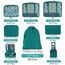 BAGAIL 8 Teilige Packwürfel, Kleidertaschen, Packing Cubes, Verpackungswürfel, Packtaschen Set für Urlaub und Reisen, Kofferorganizer Reise Würfel, Ordnungssystem für Koffer