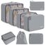 BAGAIL 8 Teilige Packwürfel, Kleidertaschen, Packing Cubes, Verpackungswürfel, Packtaschen Set für Urlaub und Reisen, Kofferorganizer Reise Würfel, Ordnungssystem für Koffer