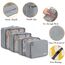 BAGAIL 8 Teilige Packwürfel, Kleidertaschen, Packing Cubes, Verpackungswürfel, Packtaschen Set für Urlaub und Reisen, Kofferorganizer Reise Würfel, Ordnungssystem für Koffer