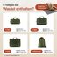 TRAVEL DUDE Packwürfel Set mit Kompression aus recycelten Plastikflaschen, Leichte Packing Cubes, Packtaschen Set für Rucksack und als Koffer Organizer, Zubehör (Wald Grün, 4-teiliges Set)