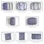 BillyBath Koffer Organizer set, Packing Cubes Kleidertaschen Schuhbeutel Reiseorganizer Packwürfel Kosmetik Travel Organizer Packtaschen für Koffer (8 teilig, Grau)