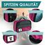 SEESCHWALBE Packing Cubes Compression | 6-teiliges Set | Premium Packwürfel kompression als ultraleichte Rucksack Organizer oder Koffer Organizer | Ideale Packtaschen für deine Reise (himbeer)