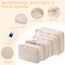 12-Teilige Koffer Organizer, Packing Cubes, Koffer Organizer Set, Kofferorganizer Wasserdichte, Packwürfel, mit Packtaschen, Kleidertaschen, Kosmetiktasche, Schuhbeutel, Organizer Koffer (Beige)