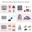 BAGAIL 8 Teilige Packwürfel, Kleidertaschen, Packing Cubes, Verpackungswürfel, Packtaschen Set für Urlaub und Reisen, Kofferorganizer Reise Würfel, Ordnungssystem für Koffer