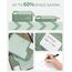 ECOHUB 4-Teilige Kompression Koffer Organizer, Packing Cubes mit Tag, Recycelten Packwürfel Set für Rucksack & Koffer, Maschenverstärkung Packtaschen für Koffer, Reise Organizer, Patent Anhängig(Grün)