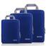 Eono by Amazon - Komprimierbaren Packwürfeln zur Organisation Ihres Reisegepäcks, Compression Packing Cube, Packtaschen Set & Gepäck Organizer für Rucksack & Koffer, Navy, 3-teilig