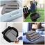 Eono by Amazon - Komprimierbaren Packwürfeln zur Organisation Ihres Reisegepäcks, Compression Packing Cube, Packtaschen Set & Gepäck Organizer für Rucksack & Koffer, Grau, 4-teilig