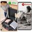 Kixolo 9-teiliges Packing Cubes Compression Set, Koffer Organizer, Packwürfel, Wasserdicht, für Handgepäck, Koffer und Rucksack (Schwarz)