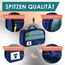 SEESCHWALBE Packing Cubes Compression für Koffer und Rucksack mit Packbeutel | mehr Platz im Koffer oder Backpack durch Kompression | Packwürfel Rucksack für deine Wander Ausrüstung (4-teilig, blau)