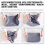 BillyBath Koffer Organizer set, Packing Cubes Kleidertaschen Schuhbeutel Reiseorganizer Packwürfel Kosmetik Travel Organizer Packtaschen für Koffer (8 teilig, Grau)