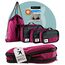 SEESCHWALBE Packing Cubes Compression | 4-teiliges Set | Premium Packwürfel kompression als ultraleichte Rucksack Organizer oder Koffer Organizer | Ideale Packtaschen für deine Reise (himbeer)
