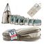 SEESCHWALBE Packing Cubes Compression | 8-teilig | Premium Packwürfel kompression als ultraleichte Rucksack Organizer oder Koffer Organizer | inkl. Schuhbeutel (beige)