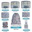 BAGAIL 8 Teilige Packwürfel, Kleidertaschen, Packing Cubes, Verpackungswürfel, Packtaschen Set für Urlaub und Reisen, Kofferorganizer Reise Würfel, Ordnungssystem für Koffer