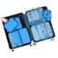BAGAIL 8 Teilige Packwürfel, Kleidertaschen, Packing Cubes, Verpackungswürfel, Packtaschen Set für Urlaub und Reisen, Kofferorganizer Reise Würfel, Ordnungssystem für Koffer