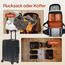 TRAVEL DUDE Packwürfel Set mit Kompression aus recycelten Plastikflaschen, Leichte Packing Cubes, Packtaschen Set für Rucksack und als Koffer Organizer, Zubehör (Wald Grün, 7-teiliges Set)