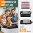 8 Teilige Compression Packing Cubes, Koffer Organizer Kompression PackwüRfel Packtaschen FüR Backpack Rucksack Reisen Organizer Schwarz