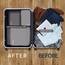 Eono by Amazon - Komprimierbaren Packwürfeln zur Organisation Ihres Reisegepäcks, Compression Packing Cube, Packtaschen Set & Gepäck Organizer für Rucksack & Koffer, Grau, 4-teilig