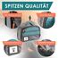 SEESCHWALBE Packwürfel Set mit Kompression| 8-teilig | Packing Cubes | Packtaschen & Gepäck Organizer für Rucksack & Reise Koffer | Extra leichte Kleidertaschen inkl. Schuhbeutel (grau)