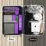 Eono by Amazon - Komprimierbaren Packwürfeln zur Organisation Ihres Reisegepäcks, Compression Packing Cube, Packtaschen Set & Gepäck Organizer für Rucksack & Koffer, Lila, 6-teilig