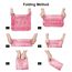 OSDUE Koffer Organizer Set 8-teilig, Packing Cubes, wasserdichte Reise Kleidertaschen, Packtaschen für Koffer, Verpackungswürfel mit Schuhbeutel, USB Kabel Tasche (Rosa)