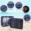 OSDUE Koffer Organizer Set 8-teilig, Packing Cubes, Wasserdichte Reise Kleidertaschen, Packtaschen für koffer, Verpackungswürfel mit Schuhbeutel, USB Kabel Tasche (Navy Blau)