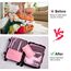 OSDUE Koffer Organizer Set 8-teilig, Packing Cubes, wasserdichte Reise Kleidertaschen, Packtaschen für Koffer, Verpackungswürfel mit Schuhbeutel, USB Kabel Tasche (Rosa)