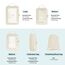 ECOHUB 5 Teilige Kompression Koffer Organizer Set für Rucksack Compression Packing Cubes Packwürfel Kofferorganizer Packtaschen Kleidertaschen für Koffer Reiseorganizer(Beige)