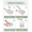 Narwey 6 Teilige Koffer Organizer Set, Compression Packing Cubes Backpack Packwürfel Rucksack Kofferorganizer Packtaschen Set Kompression für Koffer, Travel Essentials Organizer (Kombiniert Kariert)