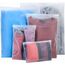 20 Stück Kleidung Tüten Einpacken, Zip Beutel Reisetasche, Gefrostetem Kompressionsbeutel für Reisetasche Kleidung Unterwäsche Schuhe Kosmetik