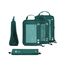 ECOHUB 5 Teilige Kompression Koffer Organizer Set für Rucksack Compression Packing Cubes Packwürfel Kofferorganizer Packtaschen Kleidertaschen für Koffer Reiseorganizer(Dunkles Grün)
