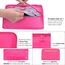 Vicloon Koffer Organizer, 8-in-1-Set Gepäck Organizer, wasserdichte Reise Kleidertaschen umfassen 2 Schuhbeutel, 3 Packwürfel und 3 Aufbewahrungsbeutel, für Kleidung Schuhe Kosmetik - Rose Rot