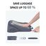 ECOHUB 5 Teilige Kompression Koffer Organizer Set für Rucksack Compression Packing Cubes Packwürfel Kofferorganizer Packtaschen Kleidertaschen für Koffer Reiseorganizer(Dunkles Grau)