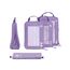 ECOHUB 5 Teilige Kompression Koffer Organizer Set für Rucksack Compression Packing Cubes Packwürfel Kofferorganizer Packtaschen Kleidertaschen für Koffer Reiseorganizer(Helles Violett)
