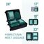 ECOHUB 5 Teilige Kompression Koffer Organizer Set für Rucksack Compression Packing Cubes Packwürfel Kofferorganizer Packtaschen Kleidertaschen für Koffer Reiseorganizer(Dunkles Grün)