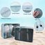 OSDUE Koffer Organizer Set 8-teilig, Packing Cubes, Wasserdichte Reise Kleidertaschen, Packtaschen für koffer, Verpackungswürfel mit Schuhbeutel, USB Kabel Tasche (Blauer See)