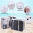 OSDUE Koffer Organizer Set 8-teilig, Packing Cubes, Wasserdichte Reise Kleidertaschen, Packtaschen für koffer, Verpackungswürfel mit Kosmetiktasche, Schuhbeutel, USB Kabel Tasche (Kaktus)