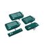 ECOHUB 5 Teilige Kompression Koffer Organizer Set für Rucksack Compression Packing Cubes Packwürfel Kofferorganizer Packtaschen Kleidertaschen für Koffer Reiseorganizer(Dunkles Grün)