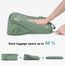ECOHUB 5 Teilige Kompression Koffer Organizer Set für Rucksack Compression Packing Cubes Packwürfel Kofferorganizer Packtaschen Kleidertaschen für Koffer Reiseorganizer(Grün)