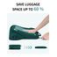 ECOHUB 5 Teilige Kompression Koffer Organizer Set für Rucksack Compression Packing Cubes Packwürfel Kofferorganizer Packtaschen Kleidertaschen für Koffer Reiseorganizer(Dunkles Grün)