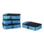 Amazon Essentials 4-teiliges Packwürfel-Reisezubehörset, Gepäckorganizer mit Doppelreißverschluss, Netzoberseite, Polyester, mittelgroß, himmelblau (früher Amazon Basics)