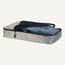 Amazon Essentials 4-teiliges Packwürfel-Reisezubehörset, Gepäckorganizer mit Doppelreißverschluss, Netzoberseite, 100% Polyester, groß, grau (früher Amazon Basics)