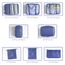 BillyBath Koffer Organizer set, Packing Cubes Kleidertaschen Schuhbeutel Reiseorganizer Packwürfel Kosmetik Travel Organizer Packtaschen für Koffer (8 teilig, Navy)