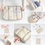 BillyBath Koffer Organizer set, Packing Cubes Kleidertaschen Schuhbeutel Reiseorganizer Packwürfel Kosmetik Travel Organizer Packtaschen für Koffer (8 teilig, Beige)