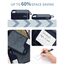ECOHUB 4-Teilige Kompression Koffer Organizer, Packing Cubes mit Tag, Recycelten Packwürfel Set für Rucksack & Koffer, Maschenverstärkung Packtaschen für Koffer, Patent Anhängig(Dunkelblau)