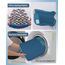 ECOHUB 4-Teilige Kompression Koffer Organizer, Packing Cubes mit Tag, Recycelten Packwürfel Set für Rucksack & Koffer, Maschenverstärkung Packtaschen für Koffer, Reise Organizer, Patent Anhängig(Blau)