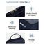 ECOHUB 4-Teilige Kompression Koffer Organizer, Packing Cubes mit Tag, Recycelten Packwürfel Set für Rucksack & Koffer, Maschenverstärkung Packtaschen für Koffer, Patent Anhängig(Dunkelblau)
