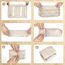 7-Teiliges Koffer Organizer Set - Packing Cubes für Kleidung, Ordnungssystem Mit Kosmetiktasche, Schuhbeutel, Travel Packtaschen (Beige)
