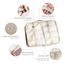 BillyBath Koffer Organizer set, Packing Cubes Kleidertaschen Schuhbeutel Reiseorganizer Packwürfel Kosmetik Travel Organizer Packtaschen für Koffer (8 teilig, Beige)