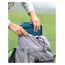 ECOHUB 4-Teilige Kompression Koffer Organizer, Packing Cubes mit Tag, Recycelten Packwürfel Set für Rucksack & Koffer, Maschenverstärkung Packtaschen für Koffer, Reise Organizer, Patent Anhängig(Blau)
